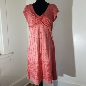 Athleta Pink and Red Dress